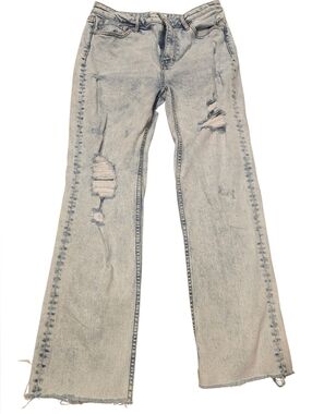 Vigoss 30 Stevie Crop Straight High Rise Women’s Jeans Distressed As Is